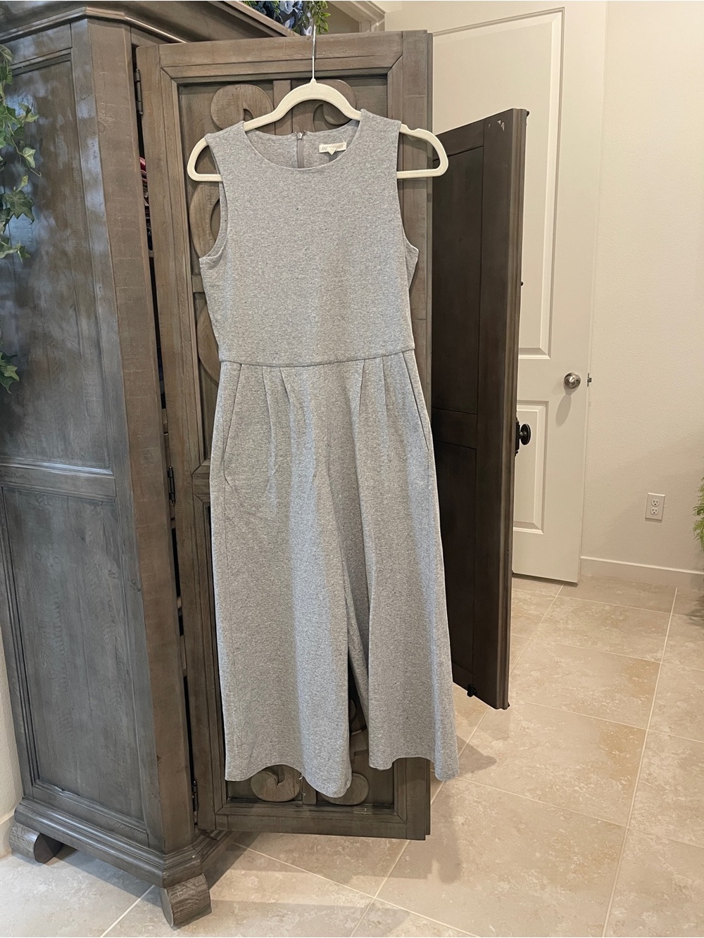 Eileen Fisher Sleeveless Gray jumpsuit